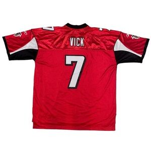 atlanta falcons michael vick reebok on field nfl football jersey